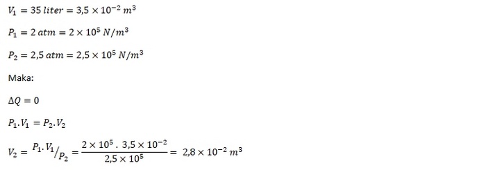 Jawaban Contoh Soal Termodinamika SMA 3