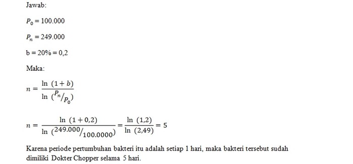 Jawaban Soal Pertumbuhan 2