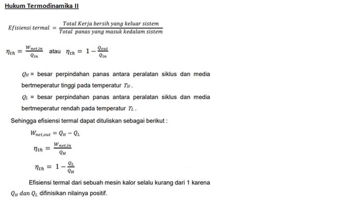 Rumus Termodinamika Lanjutan 5