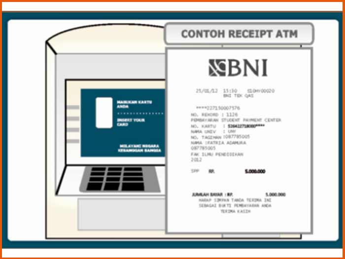 11.Bukti Bayar UKT UNY di ATM BNI