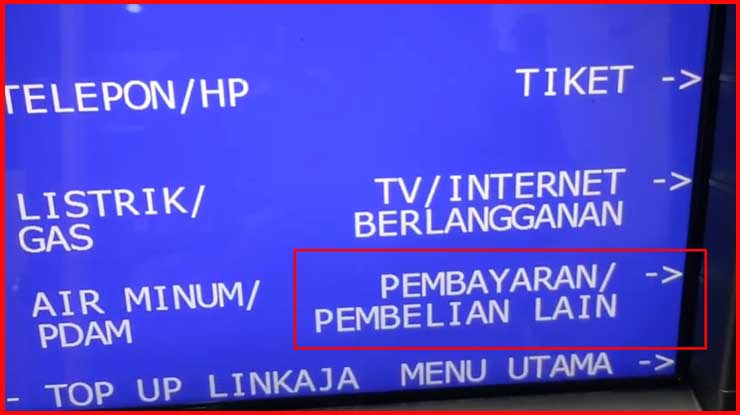 5.Pilihlah Pembayaran Lainnya