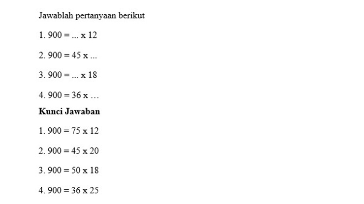 Contoh Soal PH Matematika