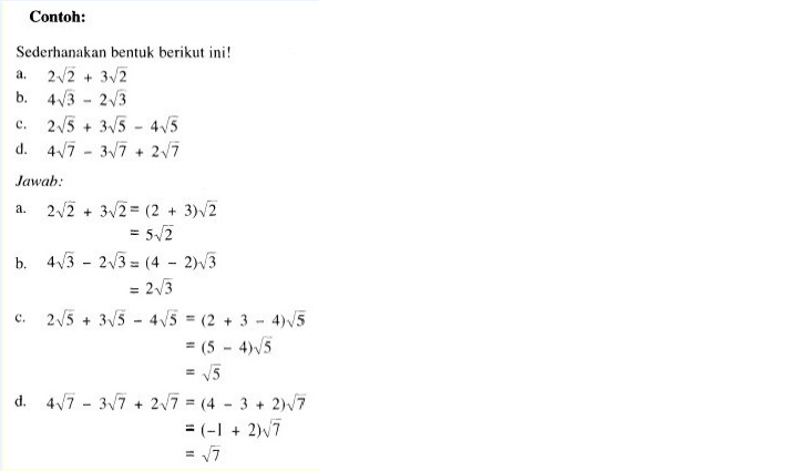 Contoh Soal PTS Matematika 1