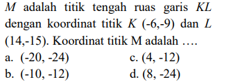 Contoh Soal PAS Kelas 8 Semester 1 Matematika 2