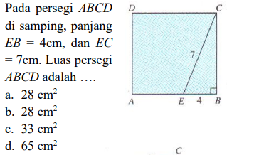 Contoh Soal PAS Kelas 8 Semester 1 Matematika 8