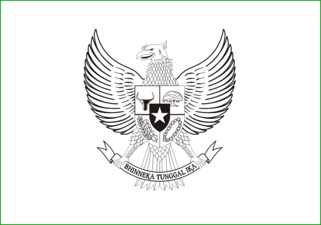 Gambar Mewarnai Garuda Pancasila Arti And Lagu