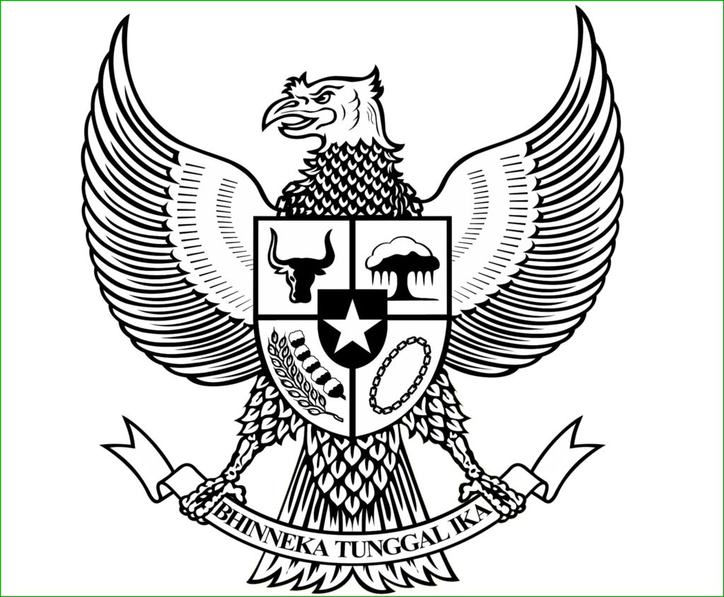 Gambar Mewarnai Garuda Pancasila 10