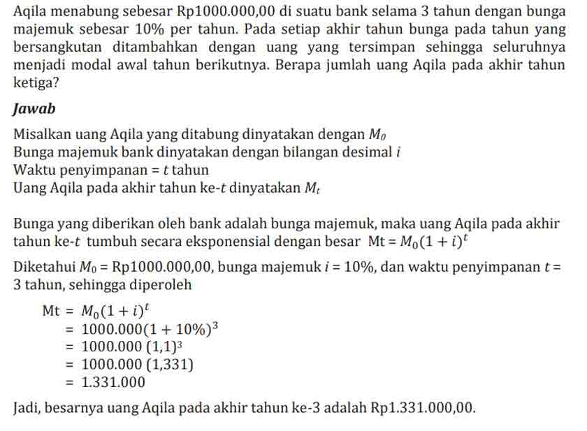 Contoh Soal Eksponen Kelas 10 1