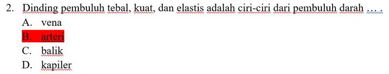 Contoh Soal PAS 2