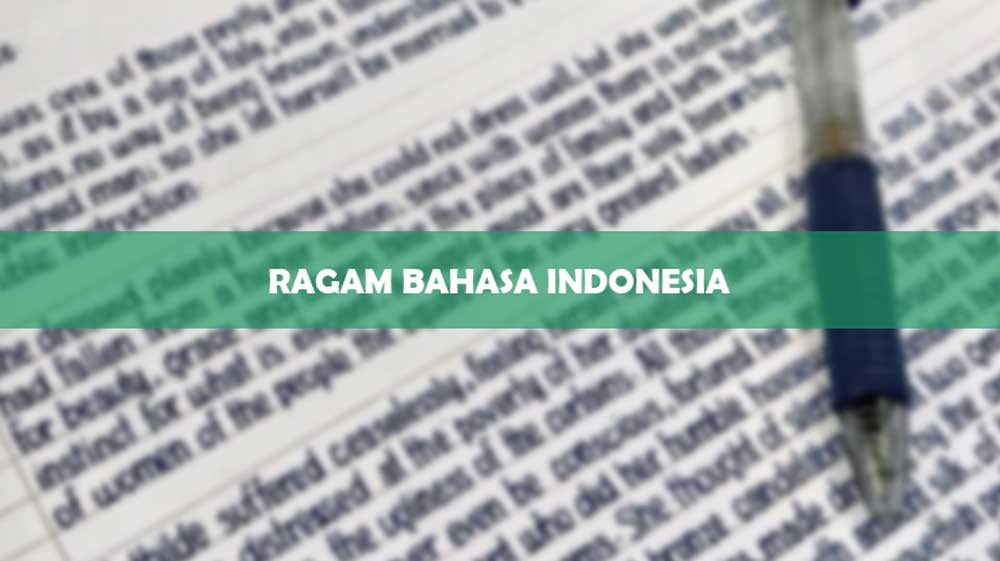 ragam bahasa indonesia 1
