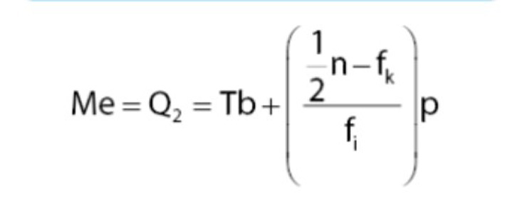 Rumus Median Data Kelompok