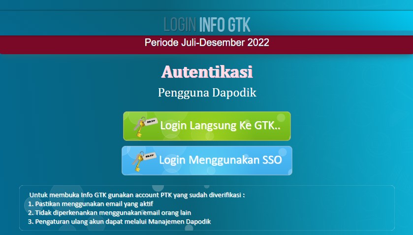 Panduan Mengecek Informasi GTK Melalui Website Info GTK