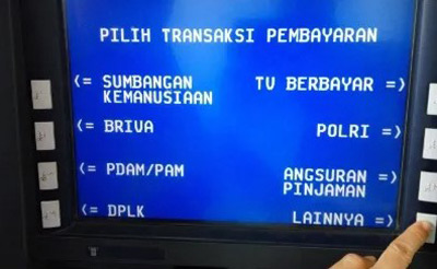 3. Pilih Menu Transaksi Lainnya Pembayaran Lainnya BRIVA